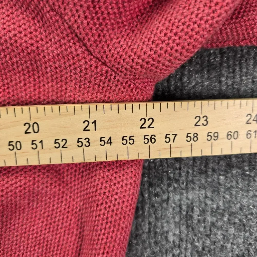 Polo Ralph Lauren 1/4 Zip Pullover Sweater Mens XL Coral Pony Pima Cotton Fits L